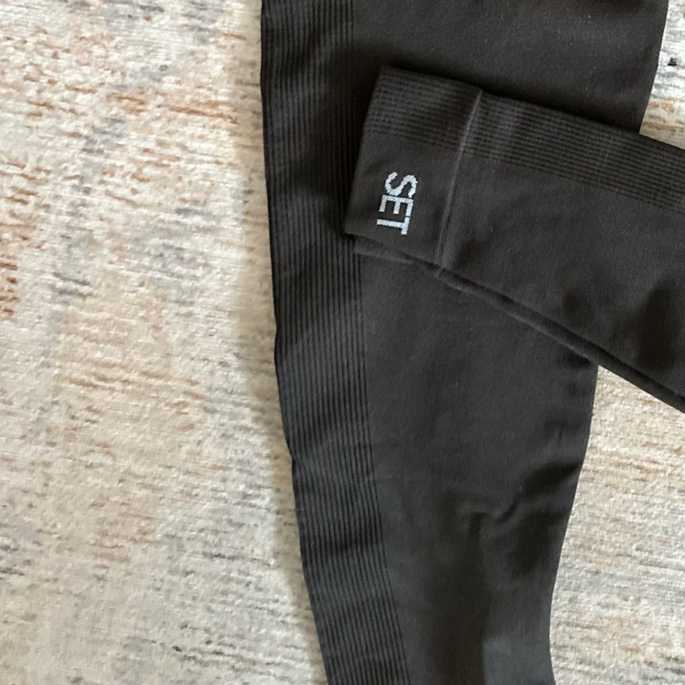 NWOT Set Active sculpt flex power leggings in chocolate brown🤎🤎 - Picture 4 of 4